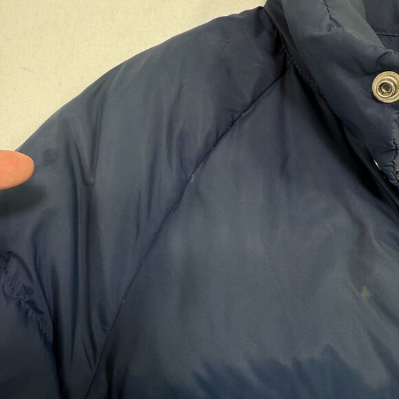 Vintage Sierra Designs Down Puffer Jacket Men S Blue Outdoor Active Hiking - Picture 9 of 16